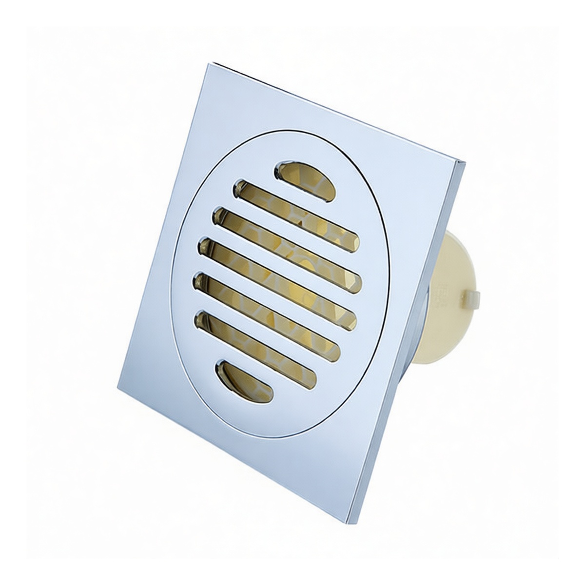 Copper Bathroom Sink Drain with 50mm Pipe, 3.94x3.94 in, Pkg Qty 2