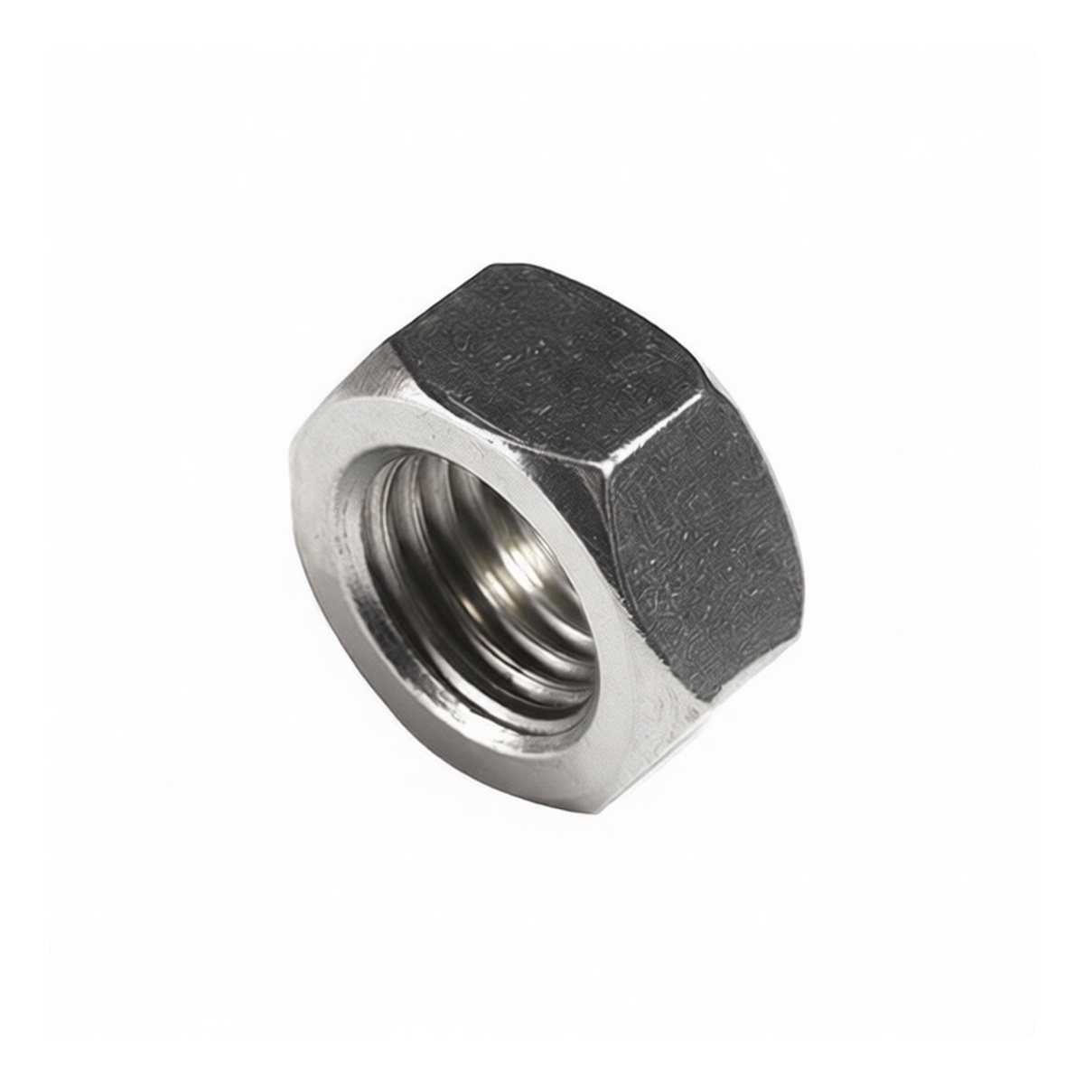Stainless Steel 304 A2-70 Fine Thread Hex Nut, 0.472 in, Pkg Qty 500
