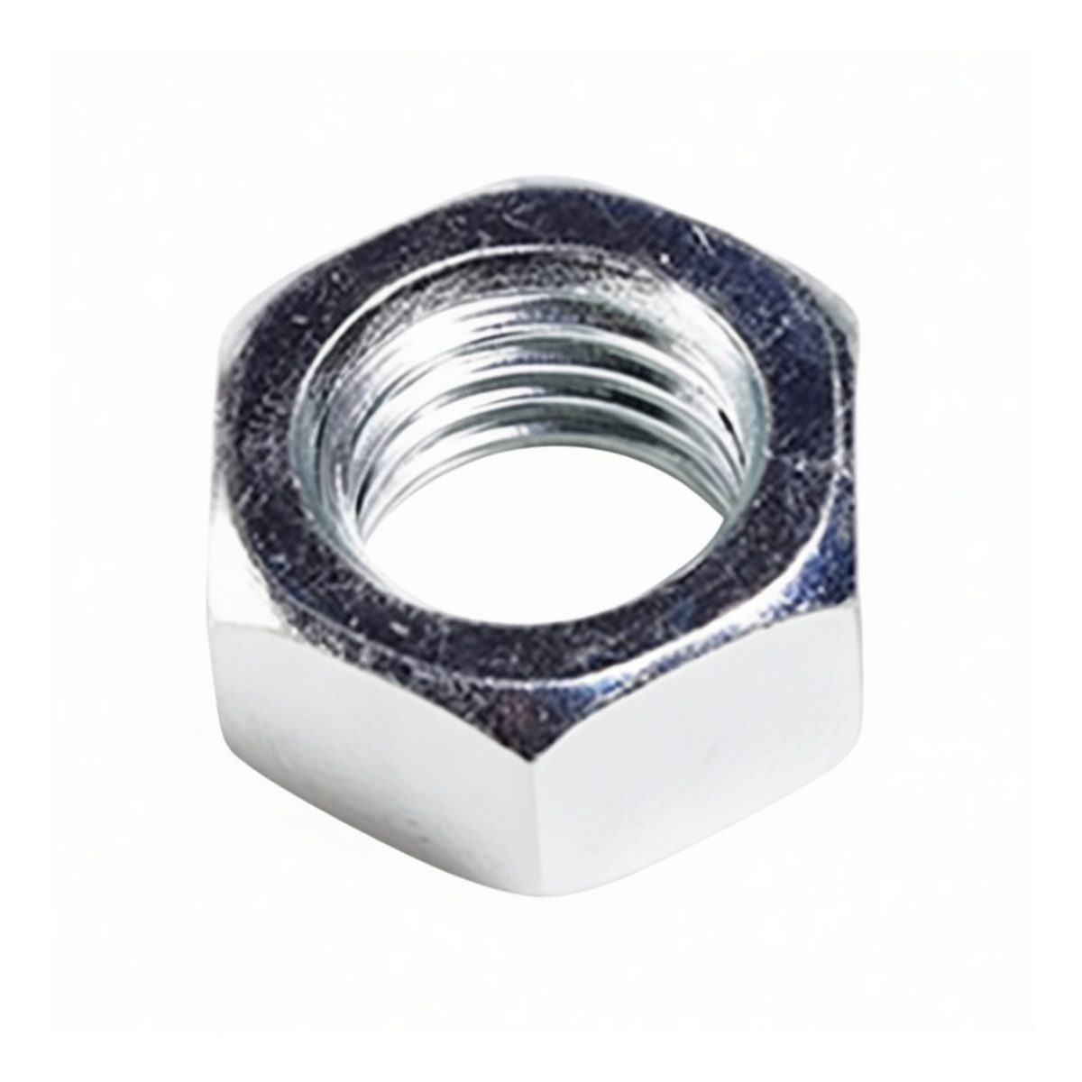 Grade 8 Carbon Steel M24 Hex Nut, Zinc Plated, 1.5 Inch Width, Pkg Qty 200