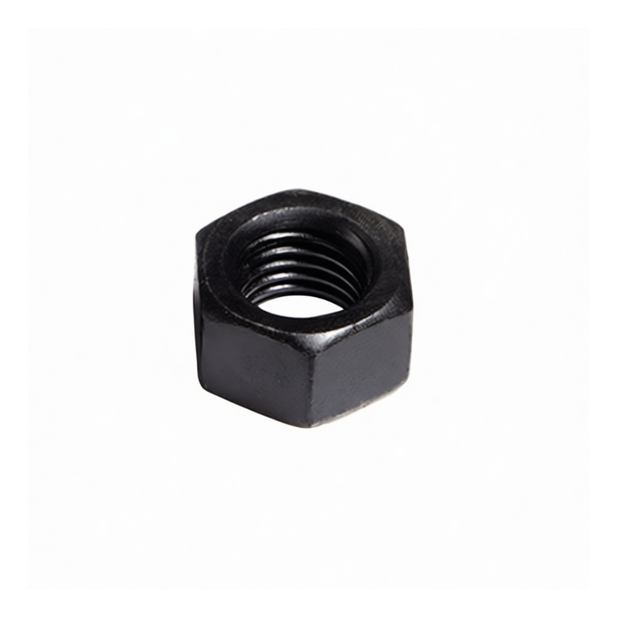 Stainless Steel 304 A2-70 Hex Nut, M12 x 0.787 Inch, Black Oxide, Pkg Qty 100