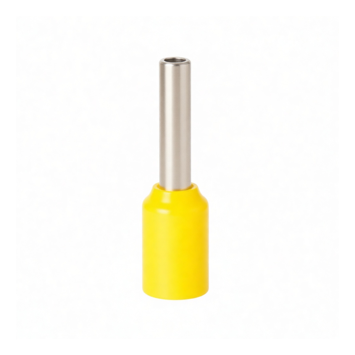 Yellow Copper Tubular Pre-Insulated Terminal for Electrical, Pkg Qty 1000