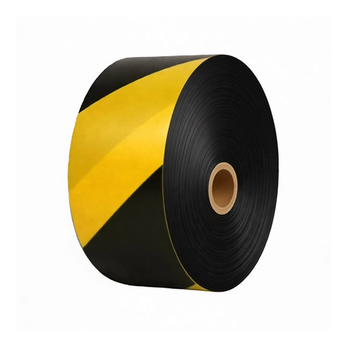 Industrial PVC Floor Marking Tape, 1.97 in x 72.18 ft, Yellow/Black, Pkg Qty 12