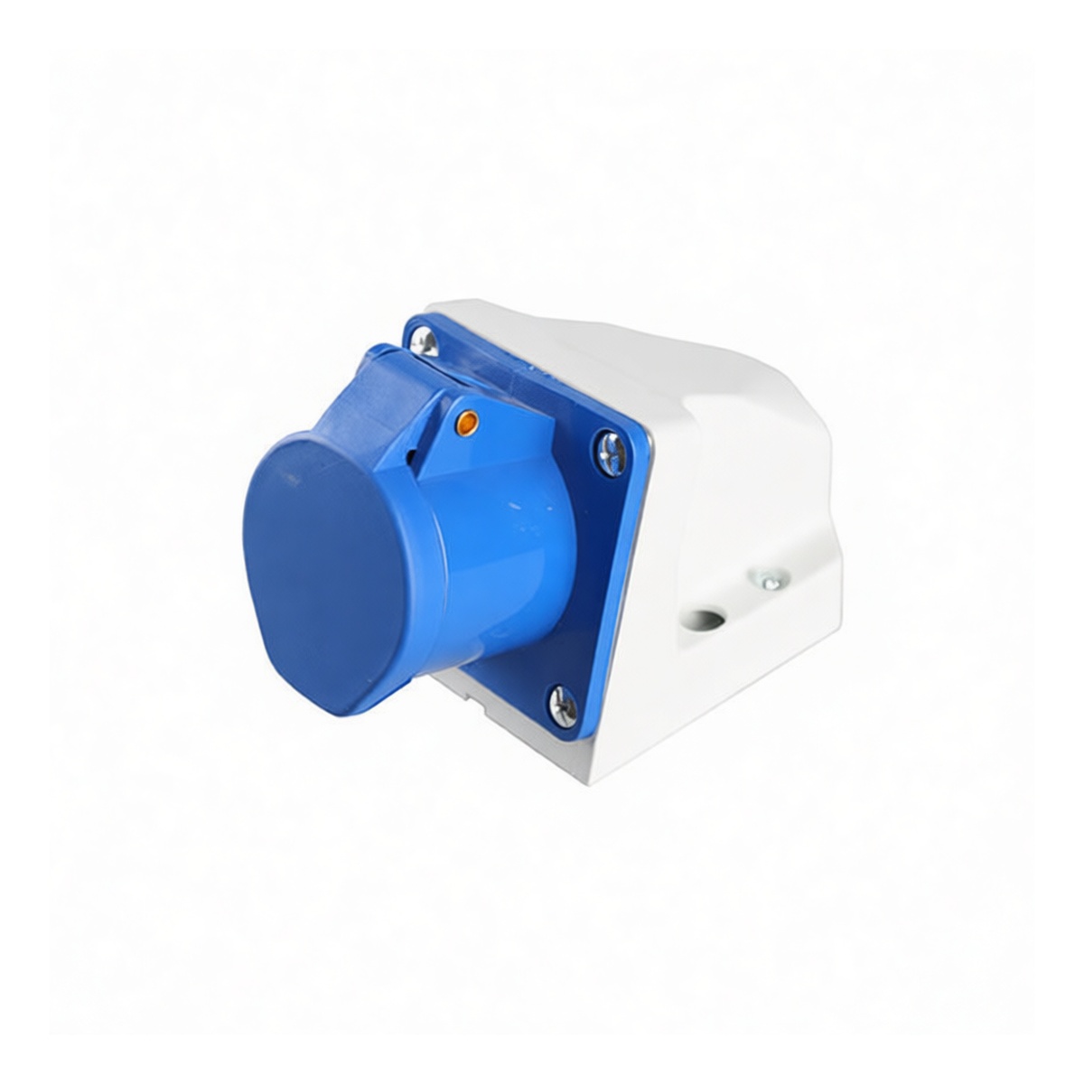 Industrial Socket 16A 250V Plastic IP44 Plug-in 3P AC, Pkg Qty 20
