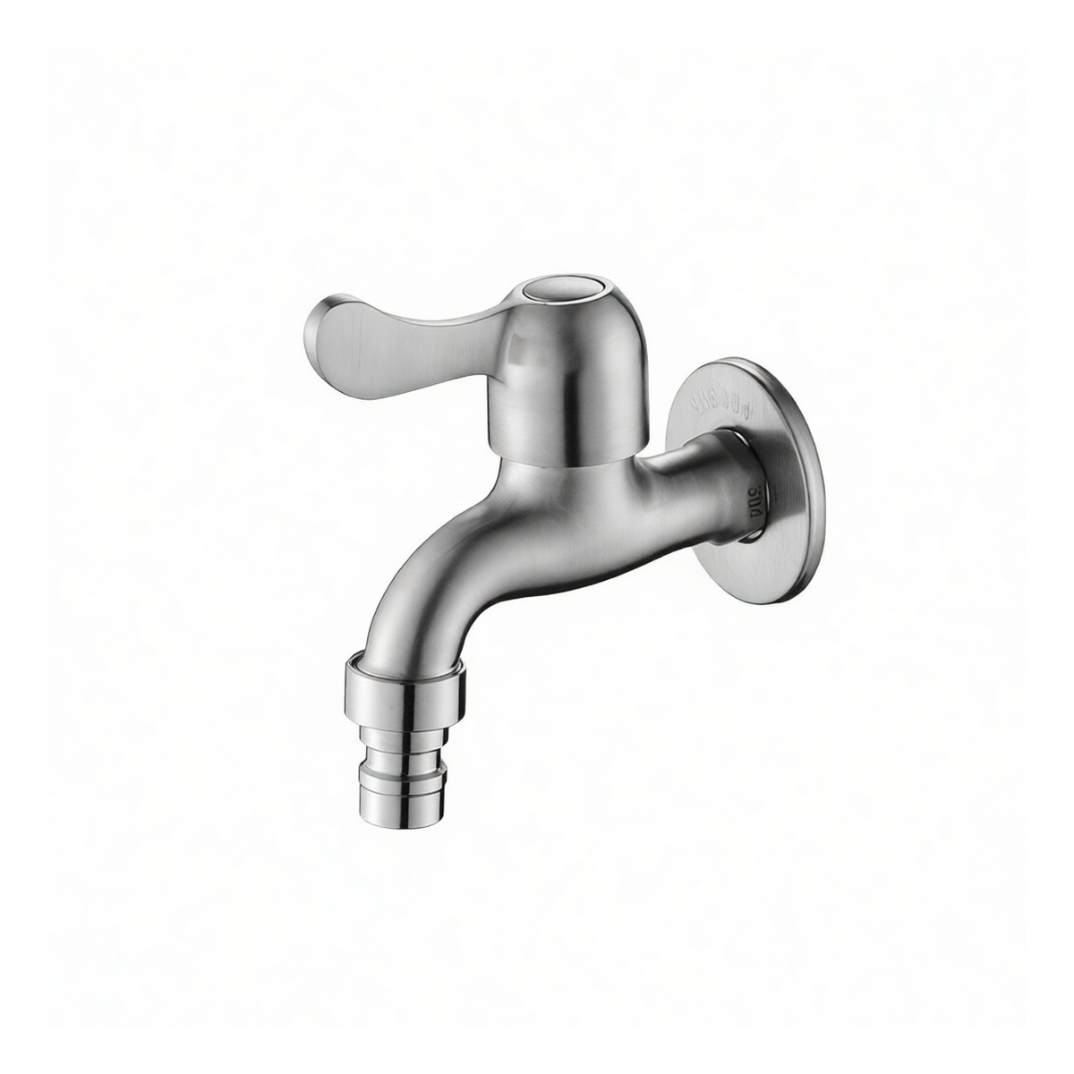 4 Inch Single Hole Stainless Steel Bathroom Sink Faucet, Pkg Qty 12