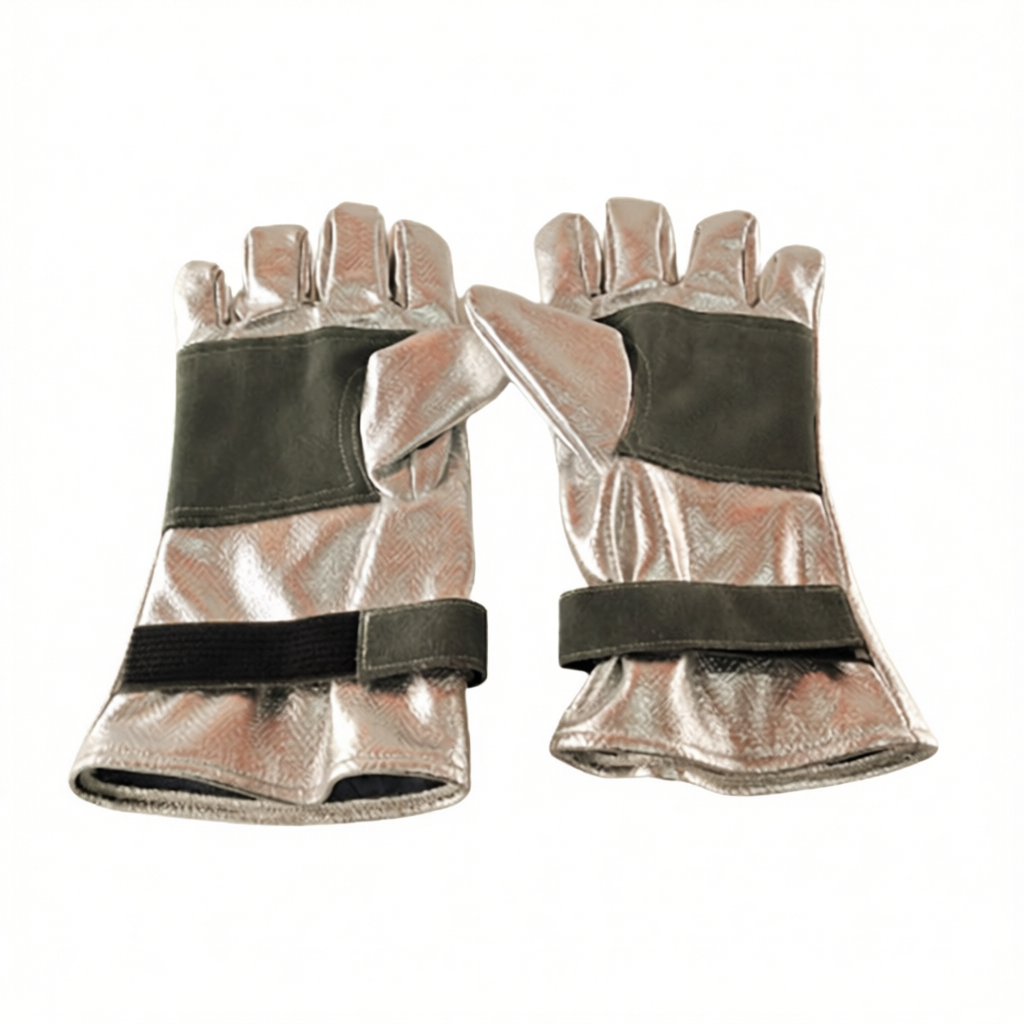 High-Temperature Aluminized Fabric Gloves for Industrial Heat Applications