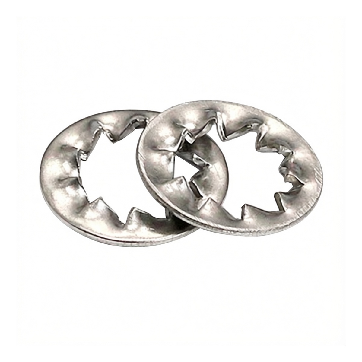 Stainless Steel 304 Internal Tooth Lock Washer, 0.197" Bore, Pkg Qty 1000