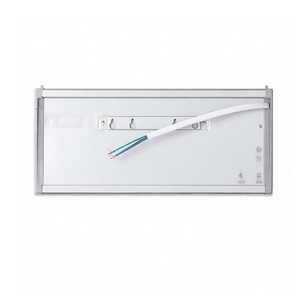 5W Single Face Left Arrow Exit Sign 220V Green 90 Min Backup, Pkg Qty 100