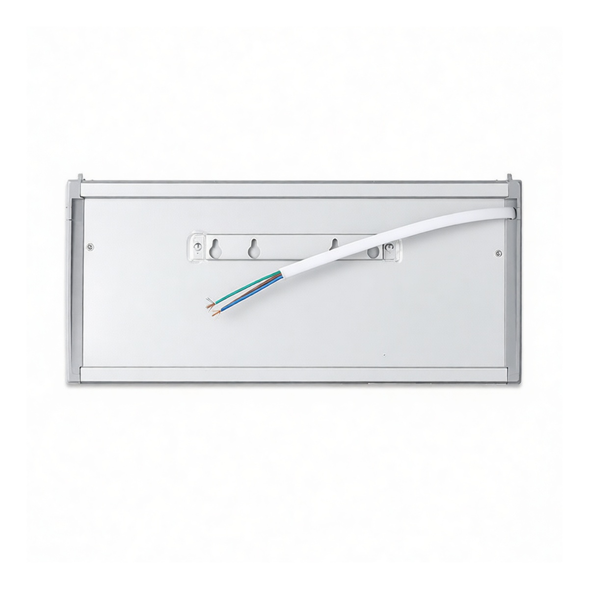 5W LED Emergency Exit Sign Right Arrow Steel 220V AC, Pkg Qty 100