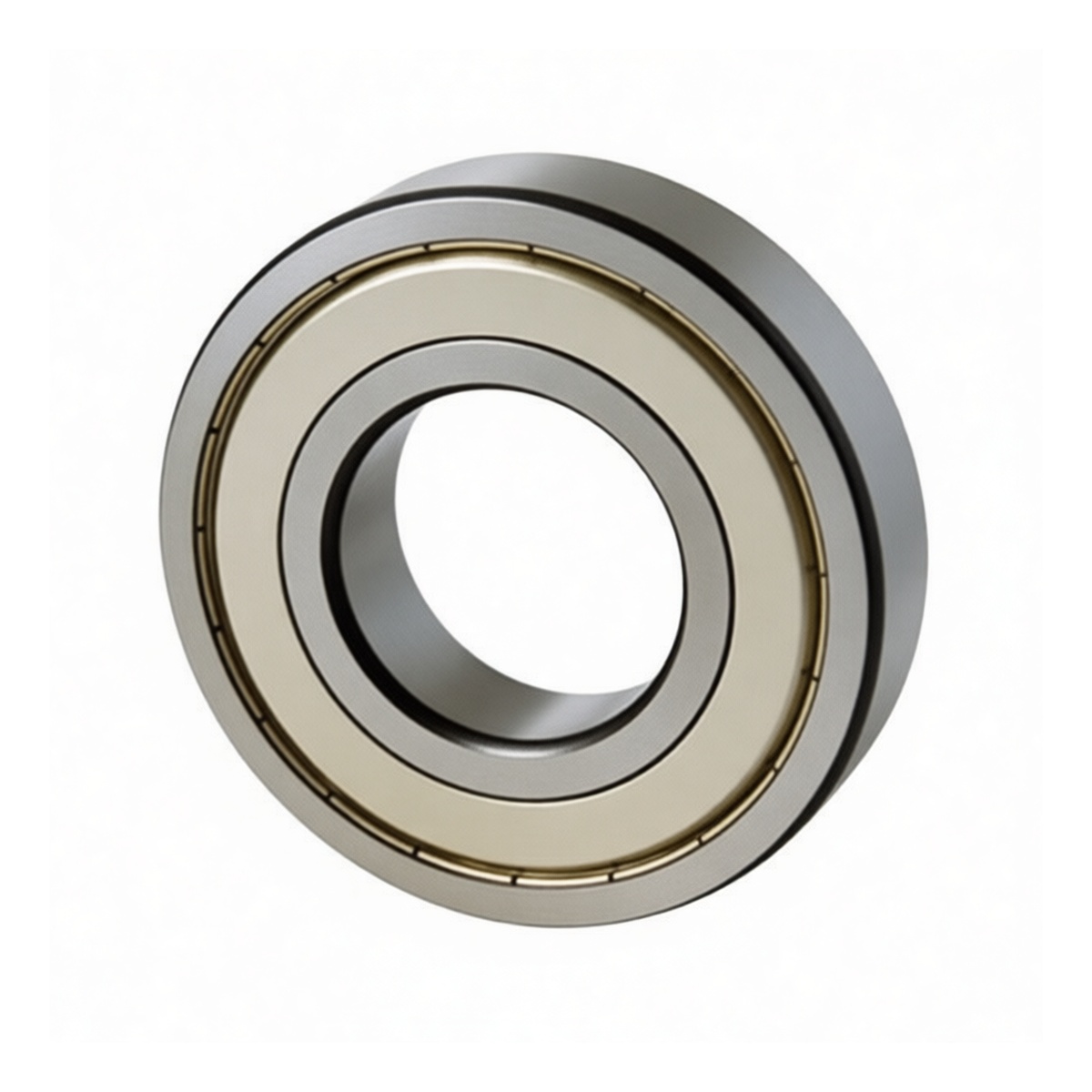 Steel Deep Groove Ball Bearing 0.394 in Bore 1.378 in OD for Machinery, Pkg Qty 25