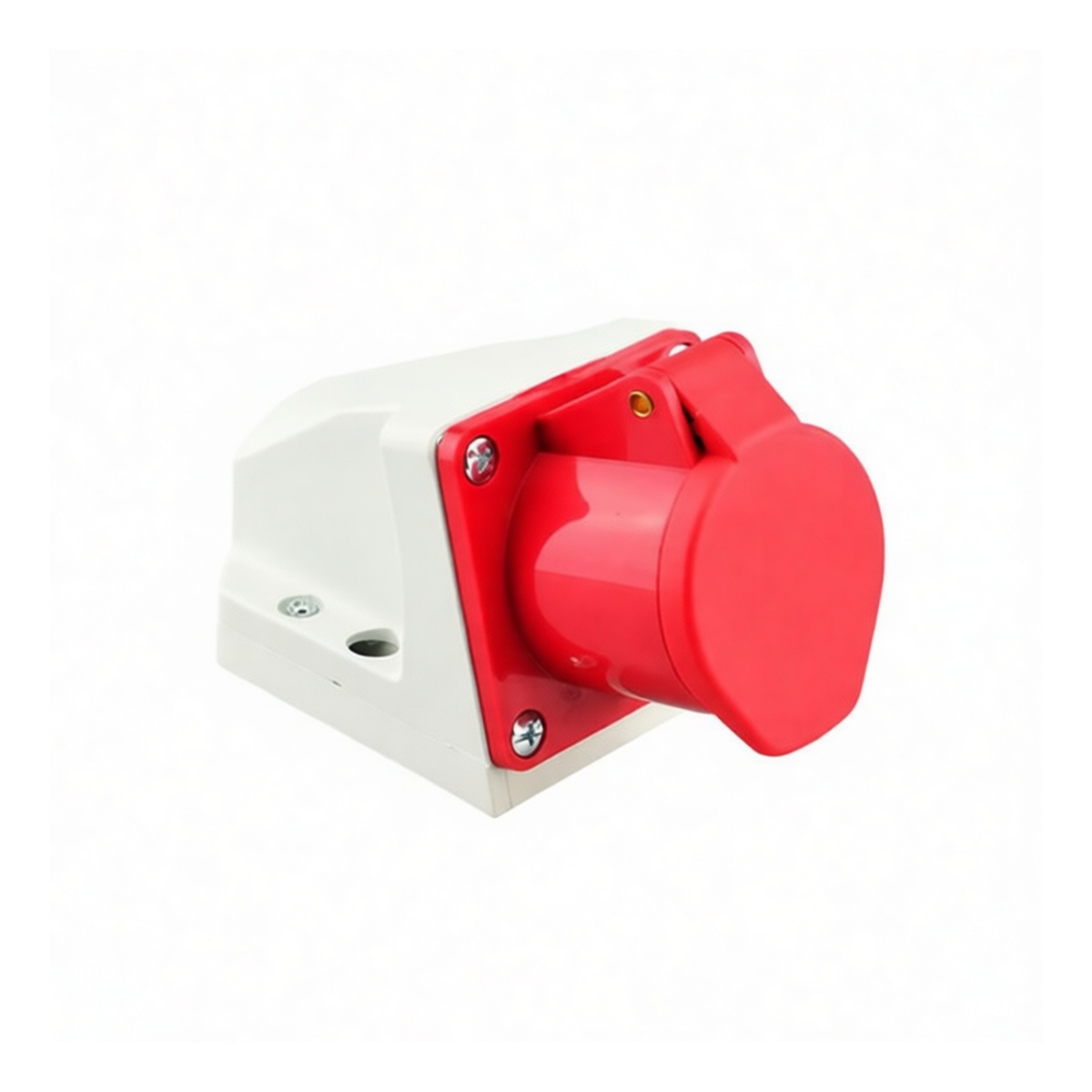 Industrial Socket 415V 16A Plastic IP44 Surface Mount, Pkg Qty 20