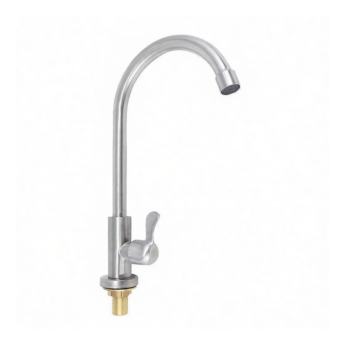 Copper Alloy Single Hole Bathroom Faucet, 12.6 in, 15mm Thread, Pkg Qty 2