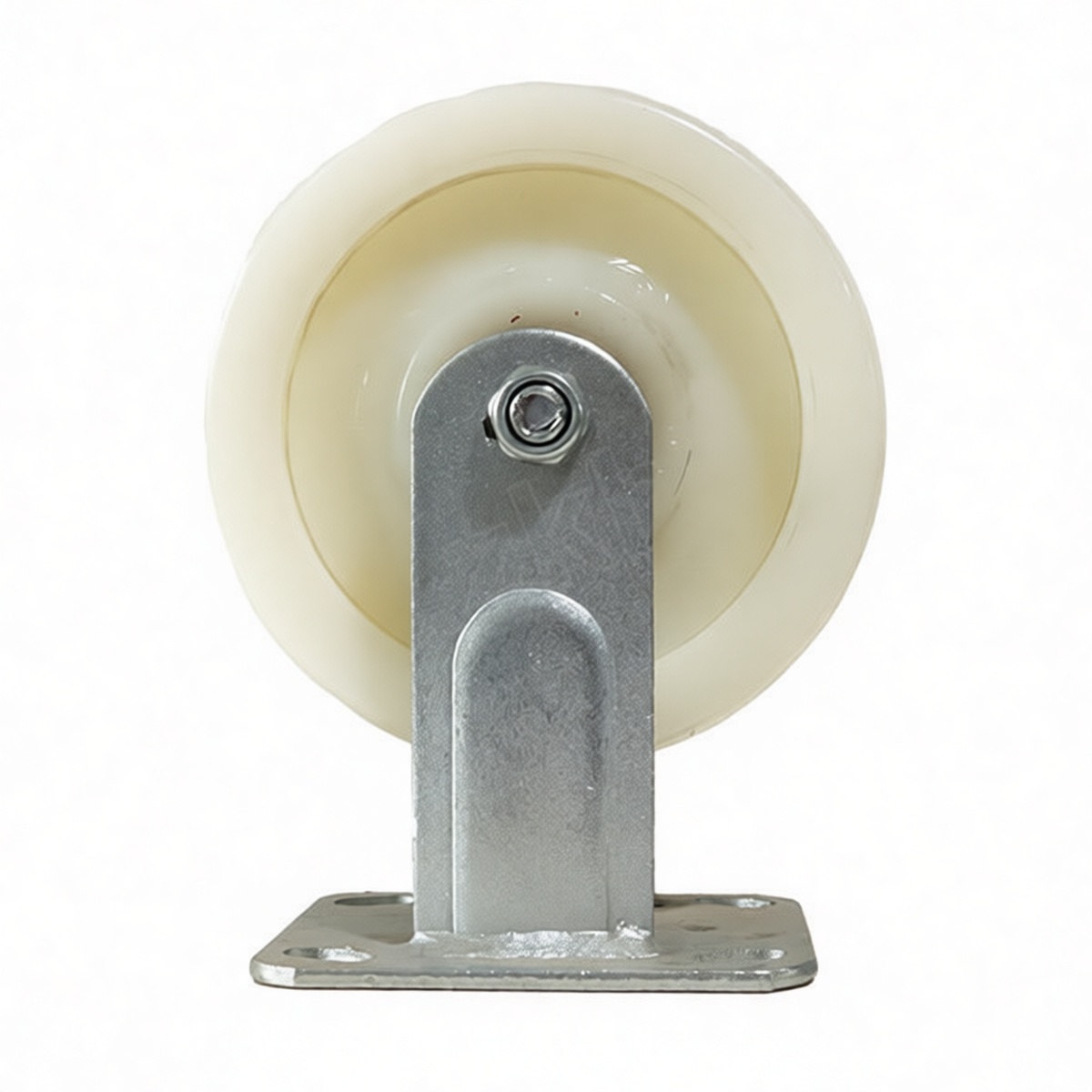 6" Nylon Dual Axle Fixed Track Wheel 924 lbs Load 3.9x4.5 in, Pkg Qty 2