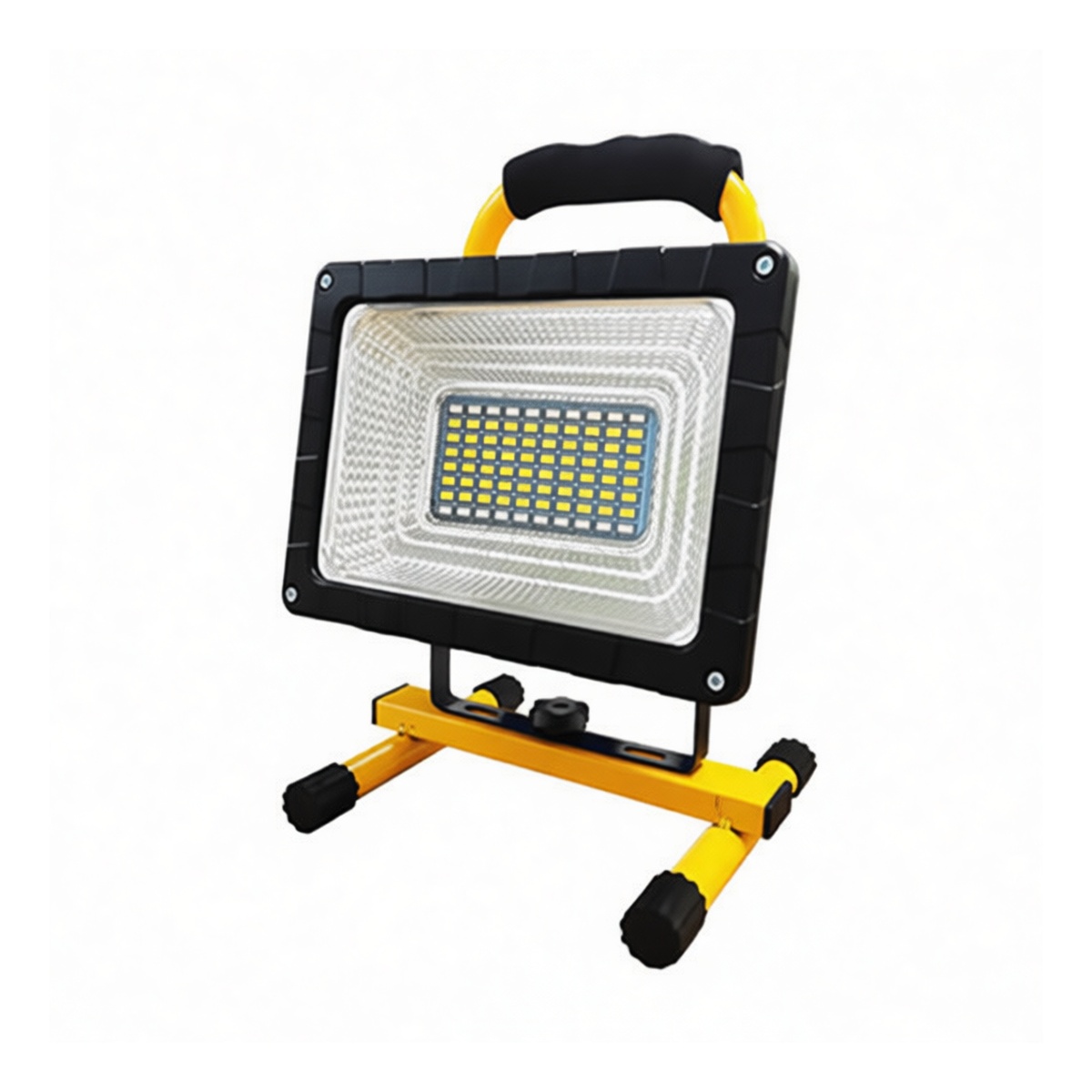 800W Emergency Waterproof Flood Light Steel 10-20h Runtime, Pkg Qty 2