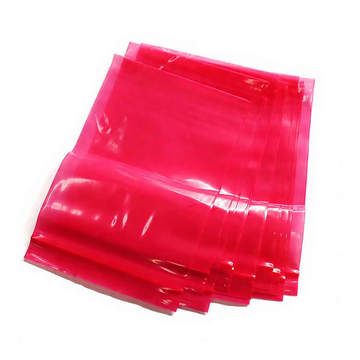 Red Anti-Static PE Zip Bags 9.8x6.7 in for Electronics, Pkg Qty 5000