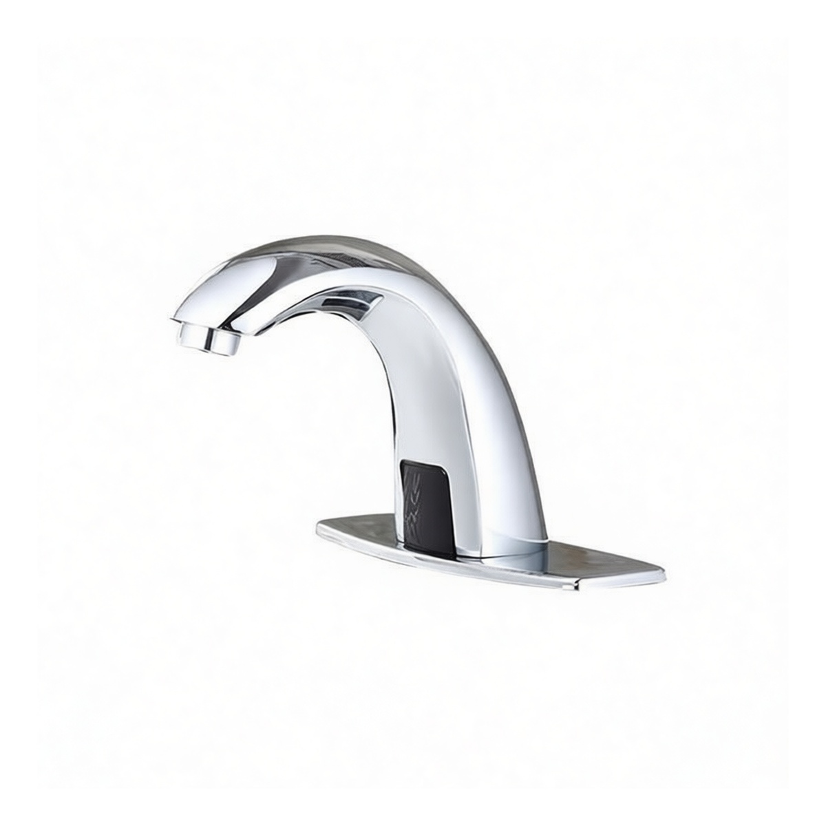 Copper Alloy Infrared Sensor Faucet for Single Hole Bathroom Sinks