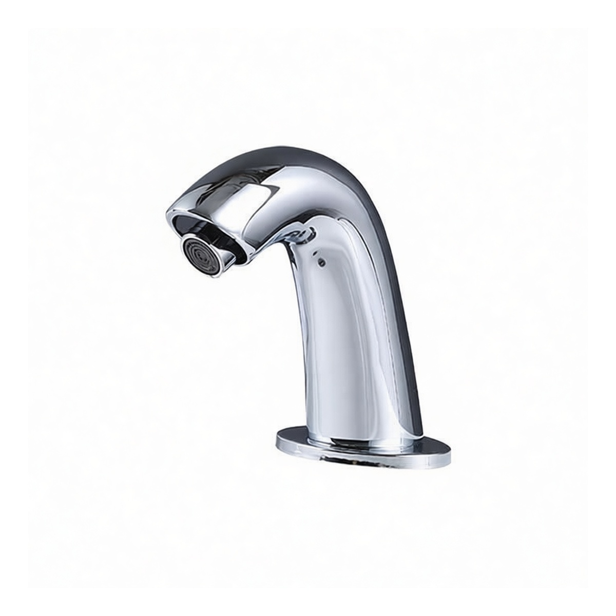 Copper Alloy Infrared Sensor Faucet for Single Hole Bathroom Sinks