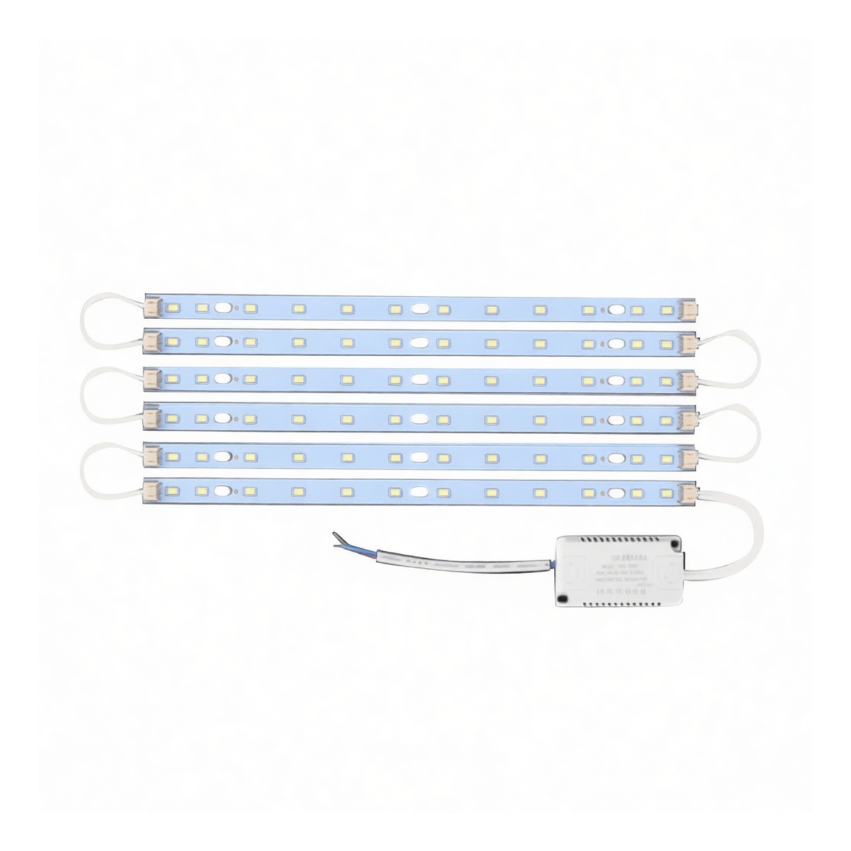 LED Light Strip 20.5in 8W White for Fixtures, Pkg Qty 6