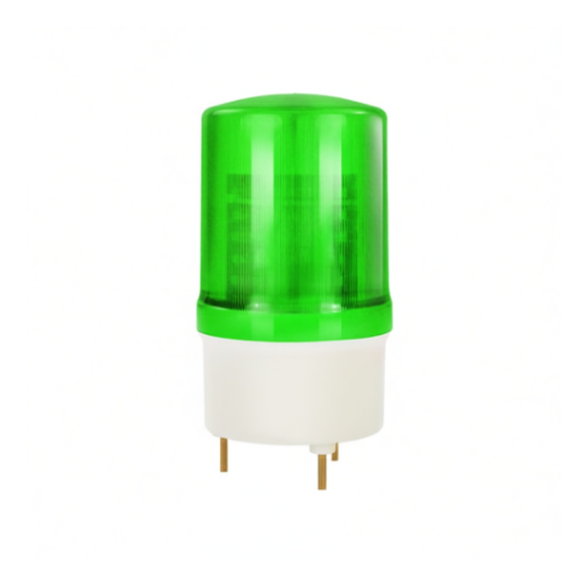 Green LED Rotating Warning Light 220V AC Bolt Mount, Pkg Qty 12