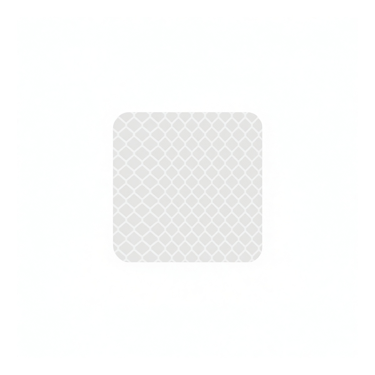 2 x 2 Inch Polyurethane Square Safety Flare, Pkg Qty 50