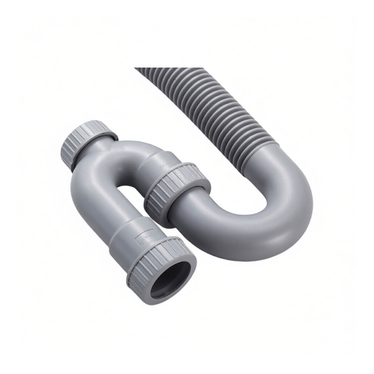 10.6-Inch Plastic Bathroom Sink Drain Hose, Pkg Qty 6