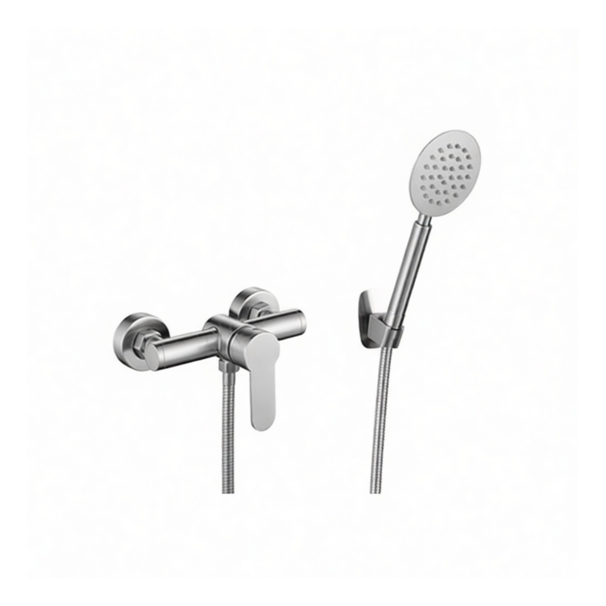 304 Stainless Steel Single Hole Bathroom Sink Faucet, 1.26 Inch G1 Connection