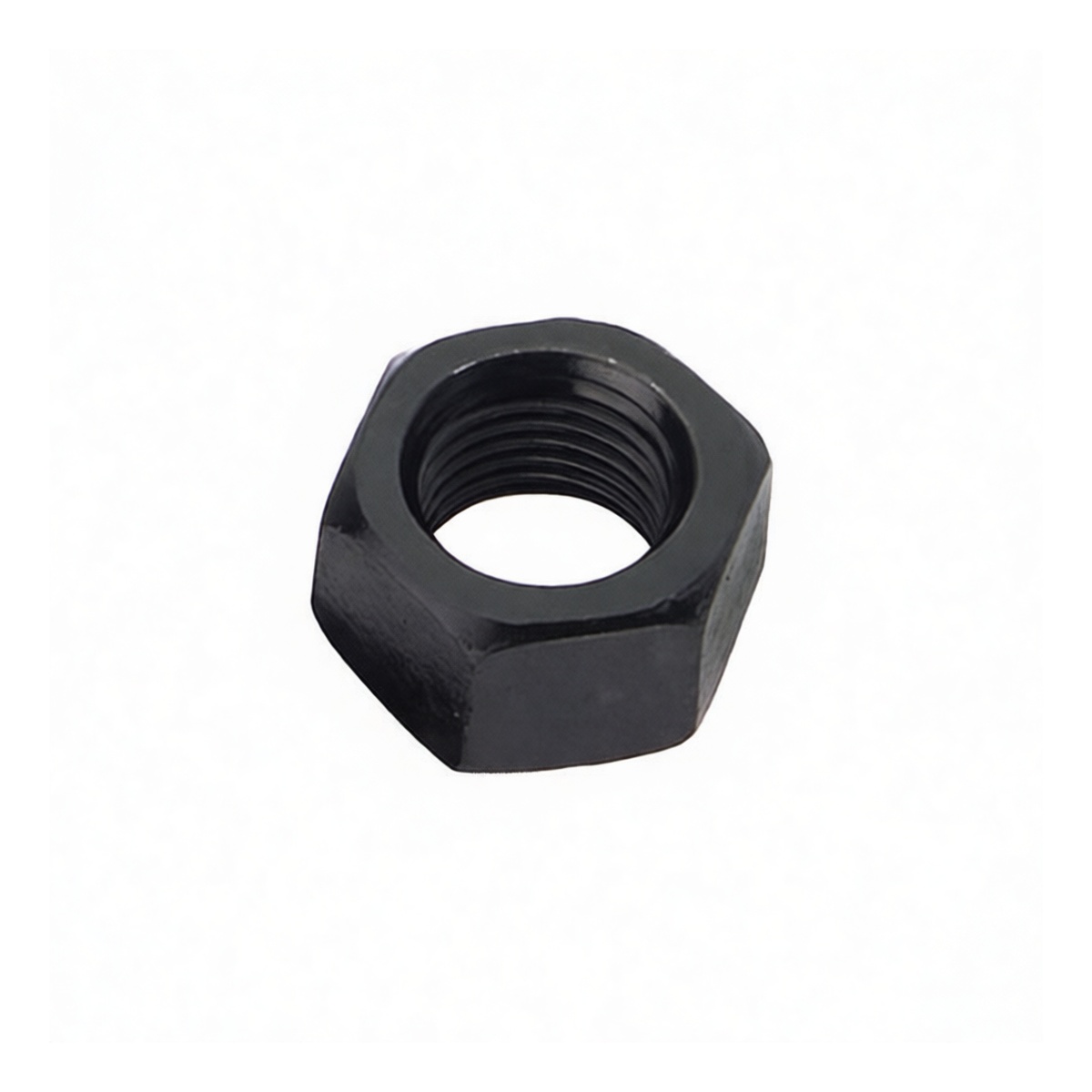 Grade 10 Carbon Steel M14 Hex Nut, Black Oxide, 0.866 in Flats, Pkg Qty 100