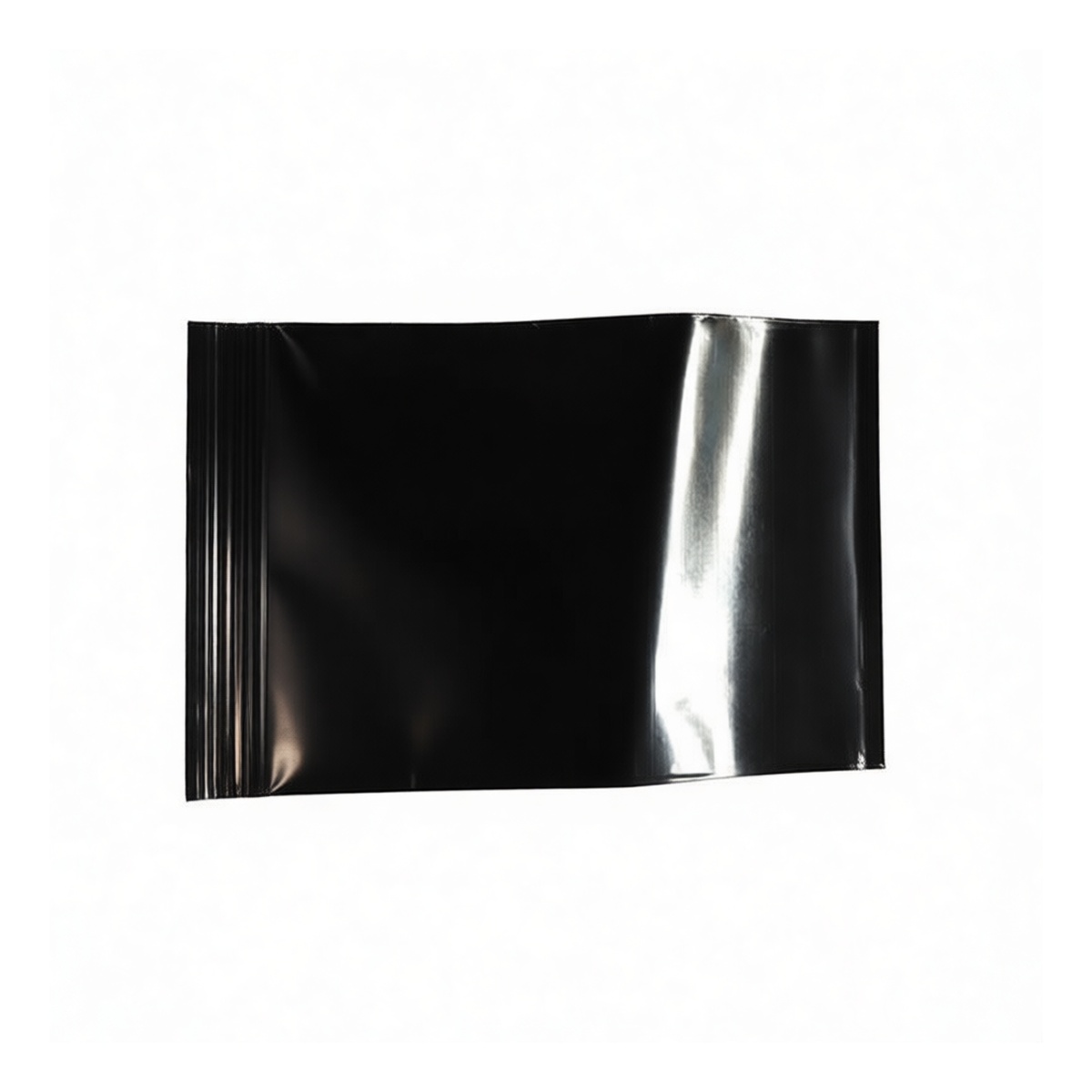 Black UV Resistant PE Self-Seal Bag 5.5x7.9 in for Retail, Pkg Qty 100