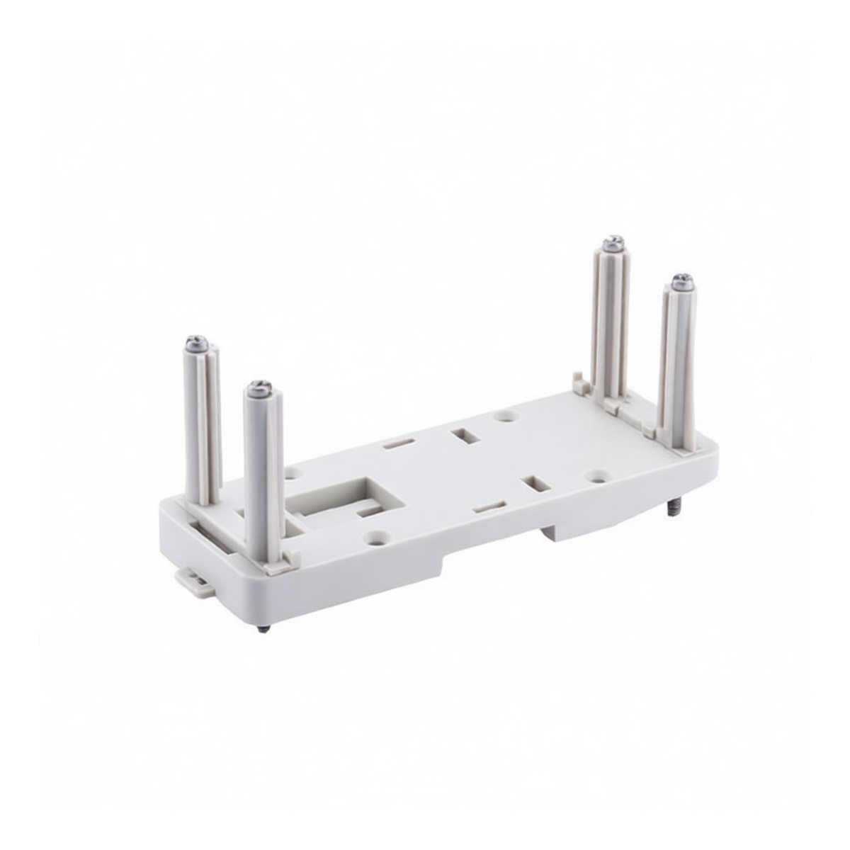 Steel Black Handrail Bracket 1.5 in Rail 3 in Projection 50 lbs, Pkg Qty 20