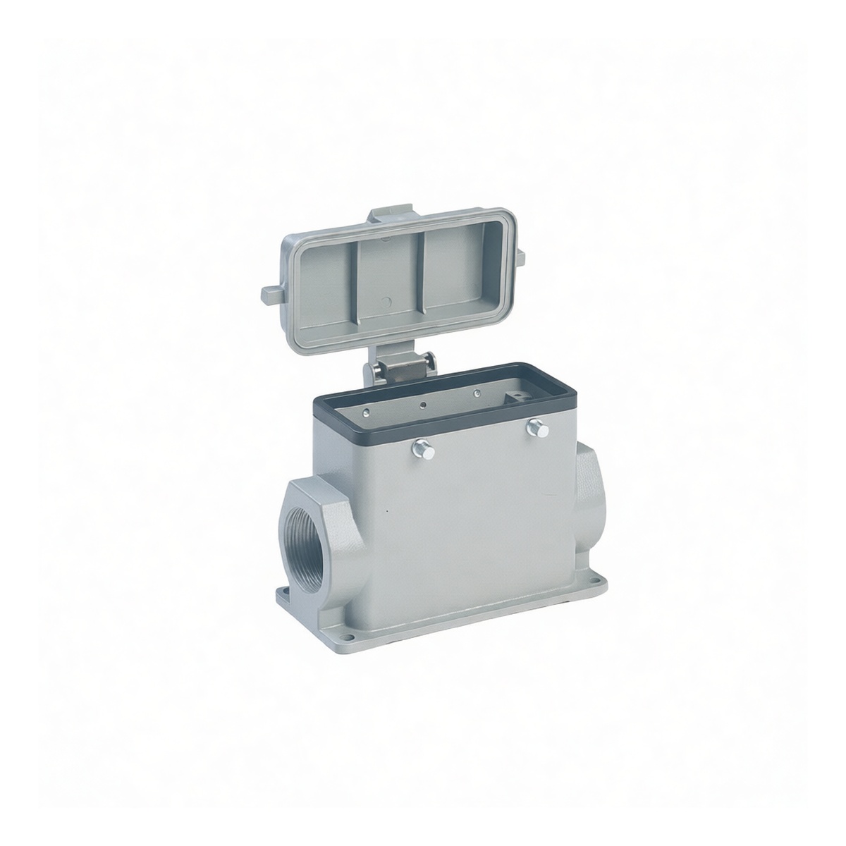 Metal Rectangular Heavy Duty Connector 690V 16A for Industrial, Pkg Qty 2