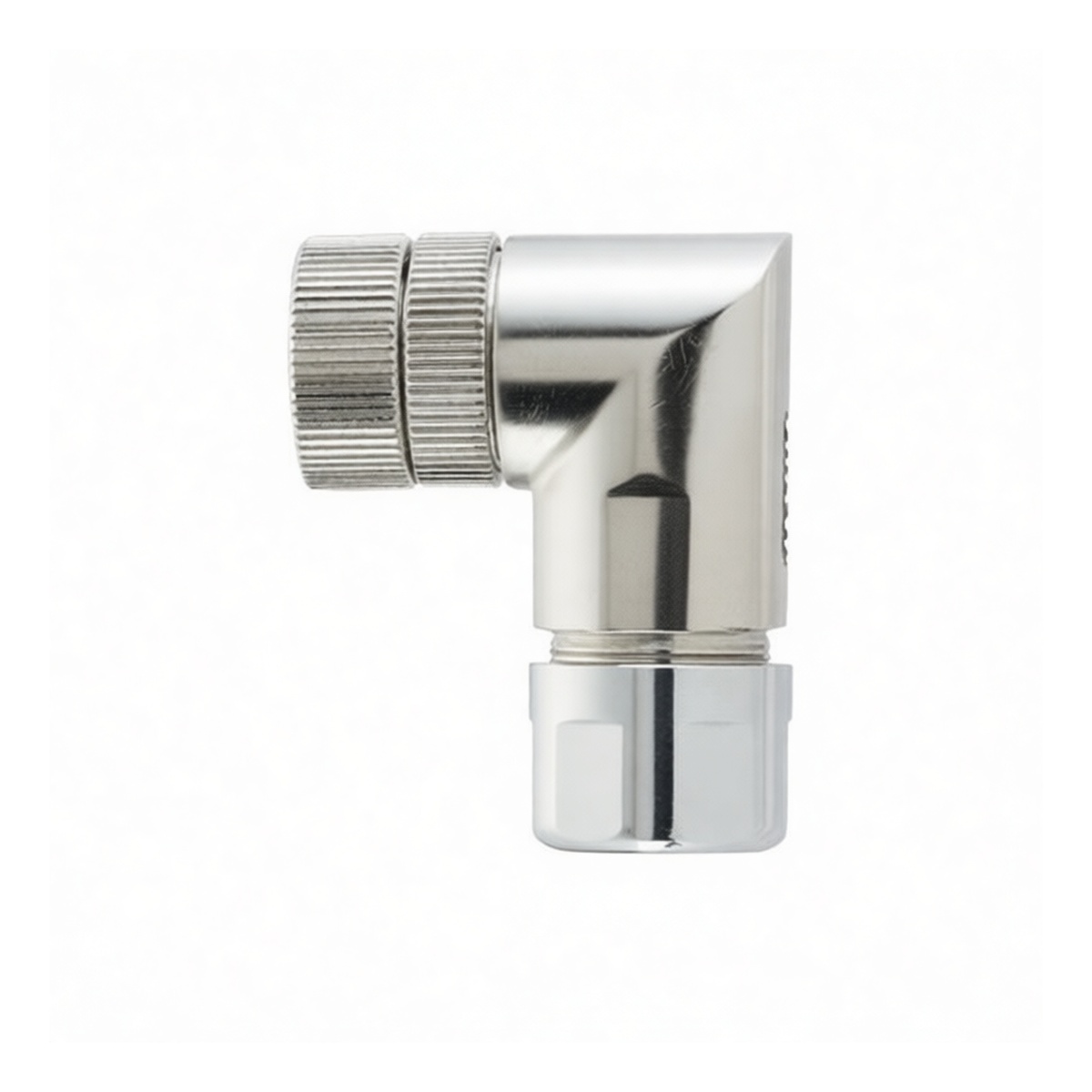 M12 Right Angle Shielded Metal Cable Connector 300V 4A, Pkg Qty 5