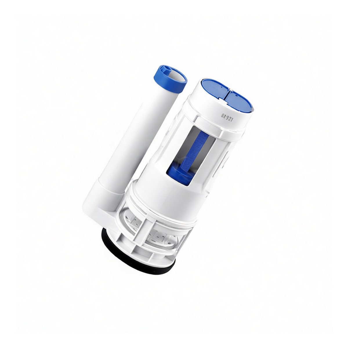 Plastic Toilet Tank Flush Valve, 10.24 Inches, Threaded, Pkg Qty 8