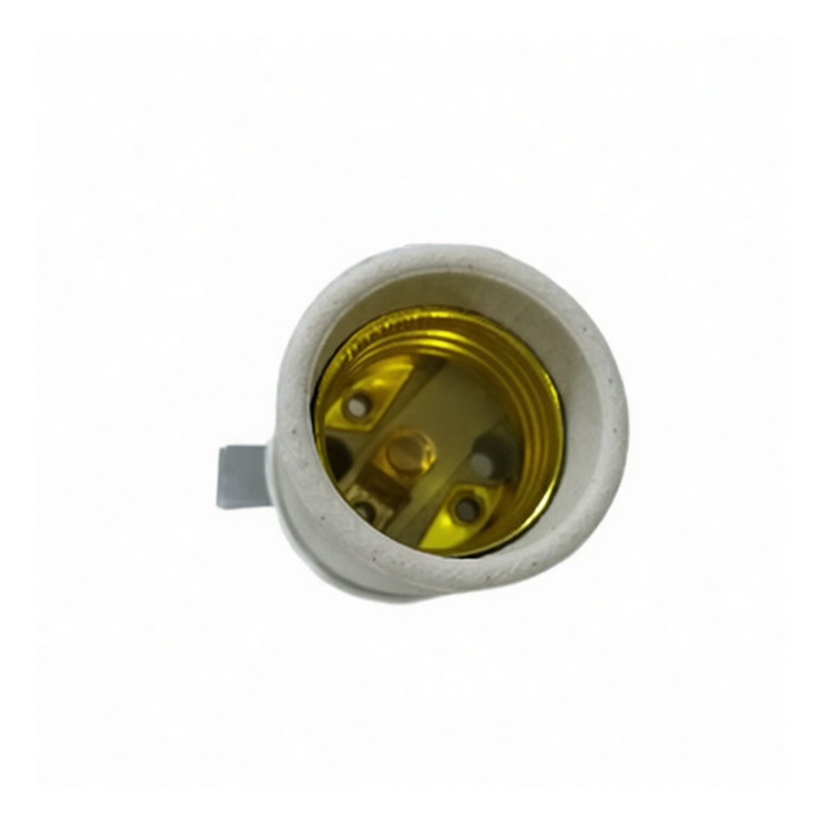 E27 Ceramic High-Temp Lamp Holder for Track Lighting, Pkg Qty 100