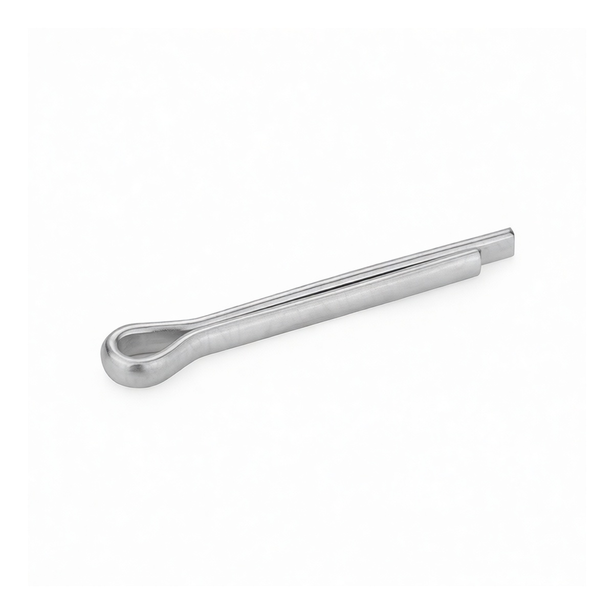 304 Stainless Steel Cotter Pin, 0.098" x 0.472", Plain Finish, Pkg Qty 1000
