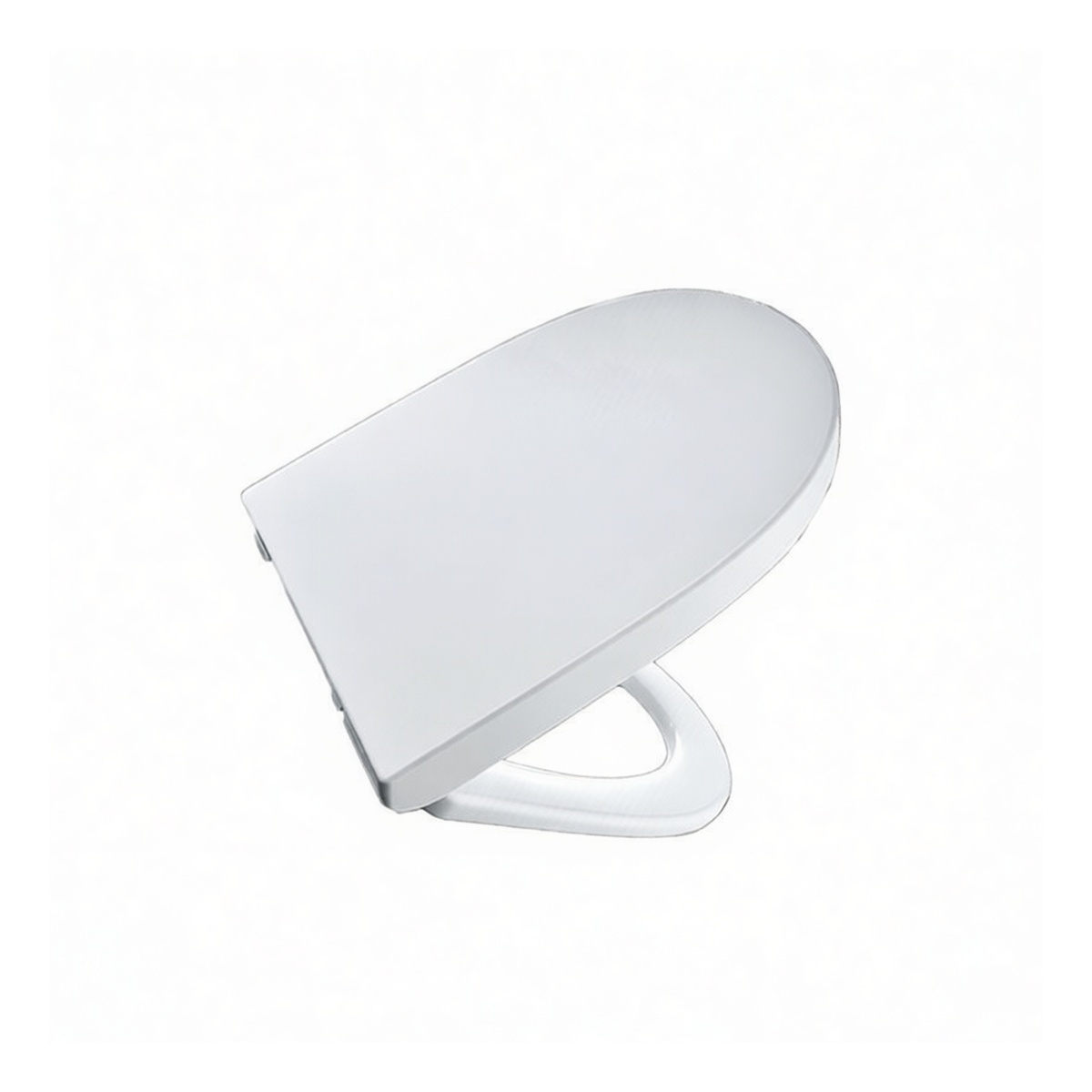 U-Shape Plastic Toilet Seat Cover for Standard Bathroom Sinks, Pkg Qty 2