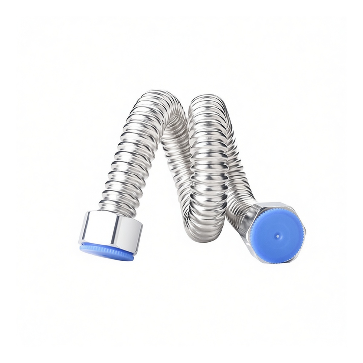 304 Stainless Steel 23.6-Inch 4-Point Supply Line for Single Hole Sink, Pkg Qty 20