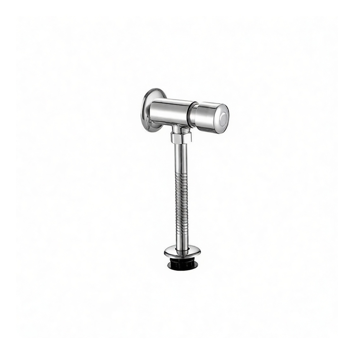 Brass Urinal Flush Valve with 1/2 Inch Inlet and Stainless Pipe, Pkg Qty 2