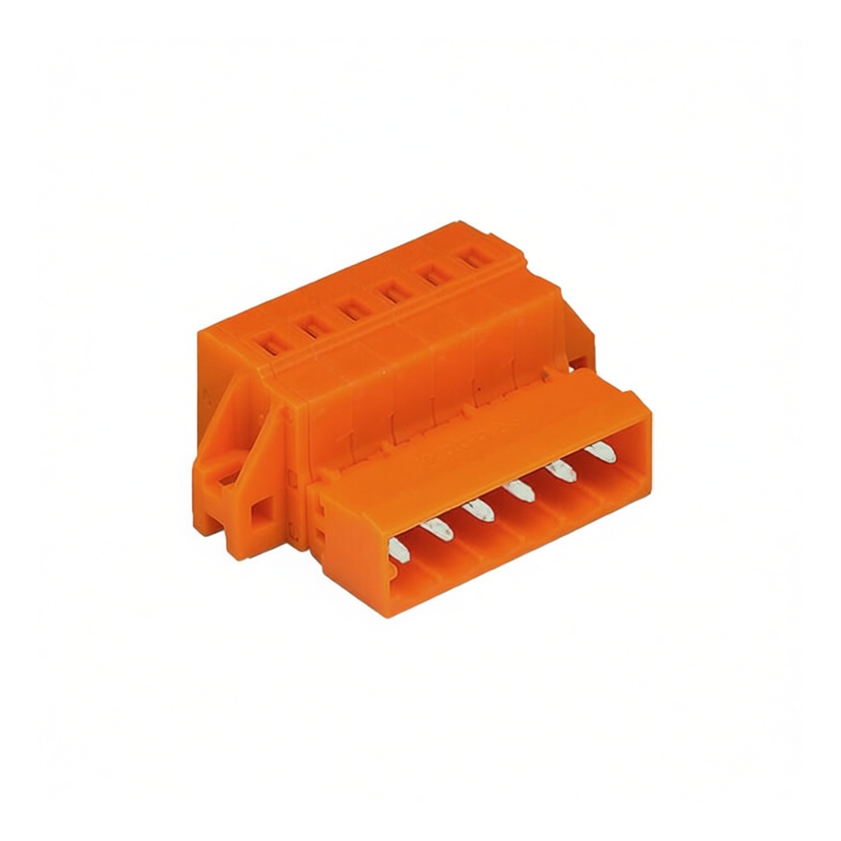 Orange Plastic 1-Conductor Pin Connector 300V 12A for Wiring, Pkg Qty 25