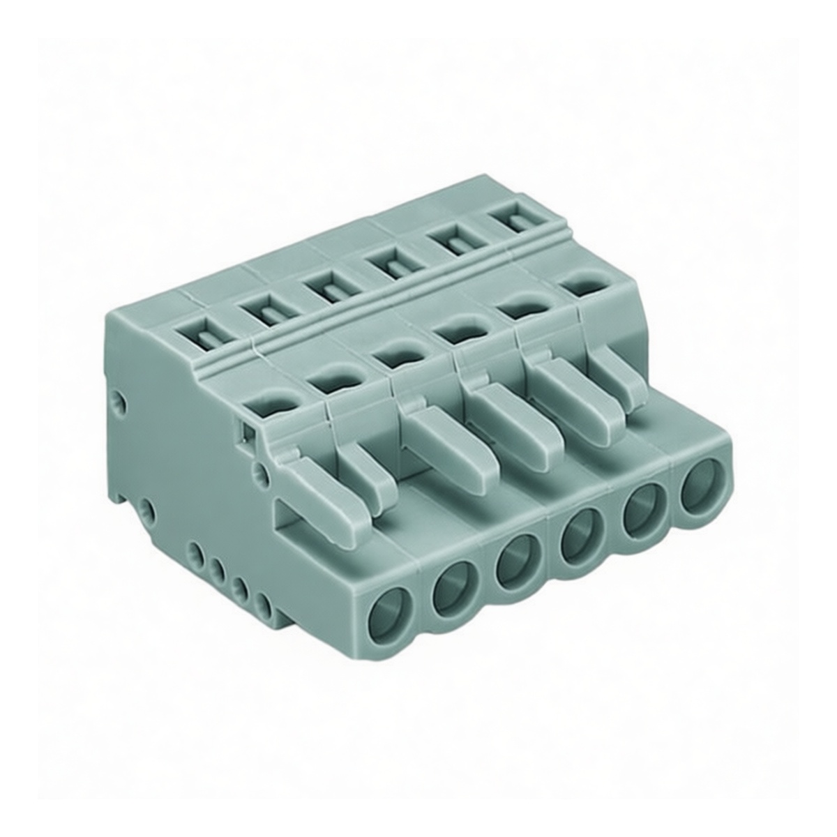 16A 300V Polyamide Solid Wire Plug for Computer Cables, Pkg Qty 12