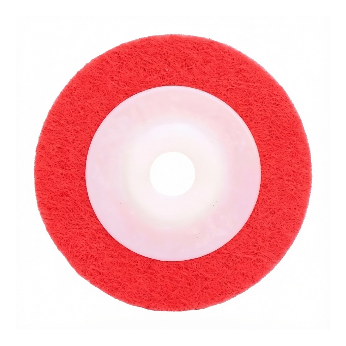 7P Coarse Fiber Scouring Pad Wheel, 3.94 in, 0.63 in Shank, Pkg Qty 3000