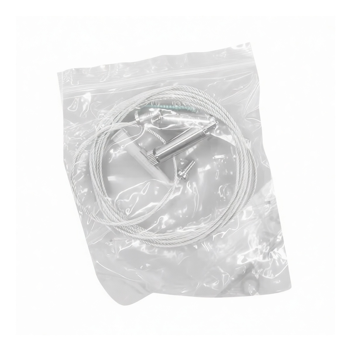 LED Track Light Suspension Cable Accessory Steel Office Use, Pkg Qty 12