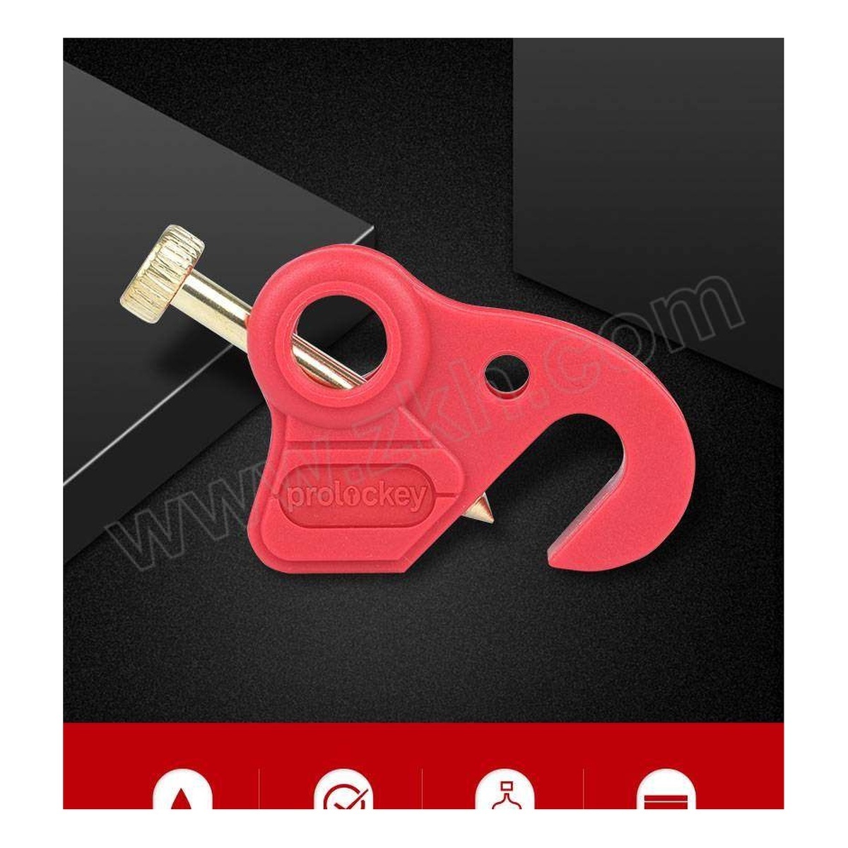 Universal Breaker Lockout Device, 0.39 in, Nylon, Pkg Qty 1000