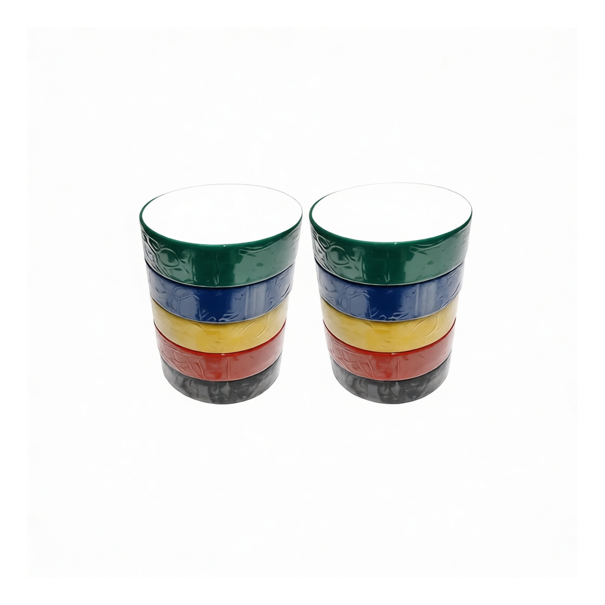 Flame Retardant PVC Electrical Tape, 0.71 in x 65.62 ft, Yellow, Pkg Qty 24