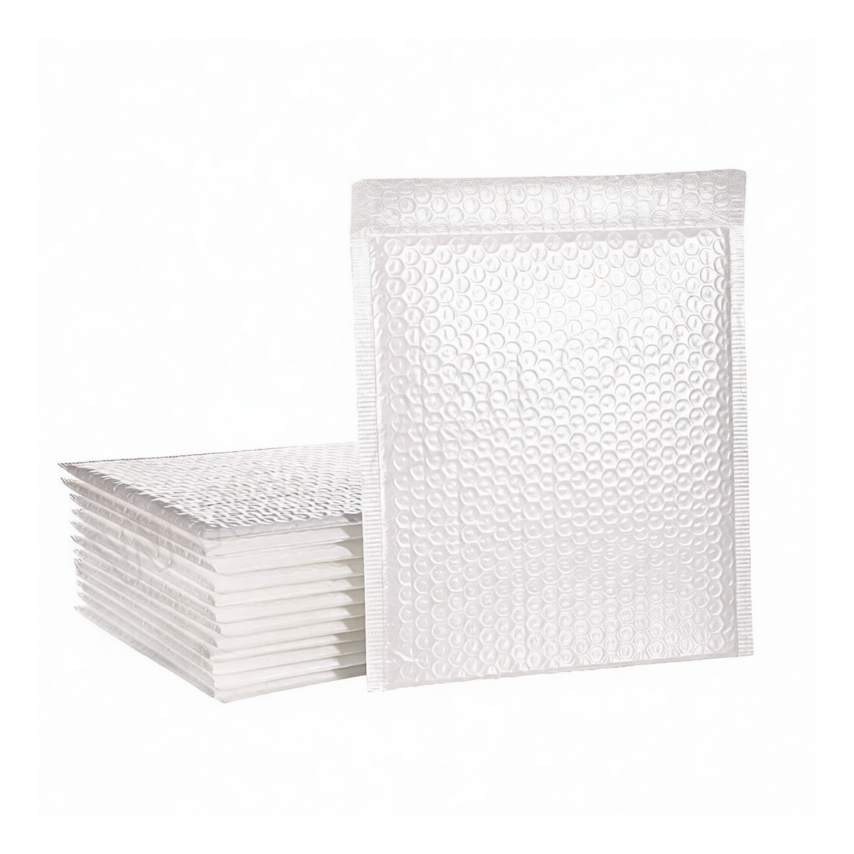 Pearlescent Film Bubble Mailer 7.1x7.9 in Self-Seal for Shipping, Pkg Qty 100