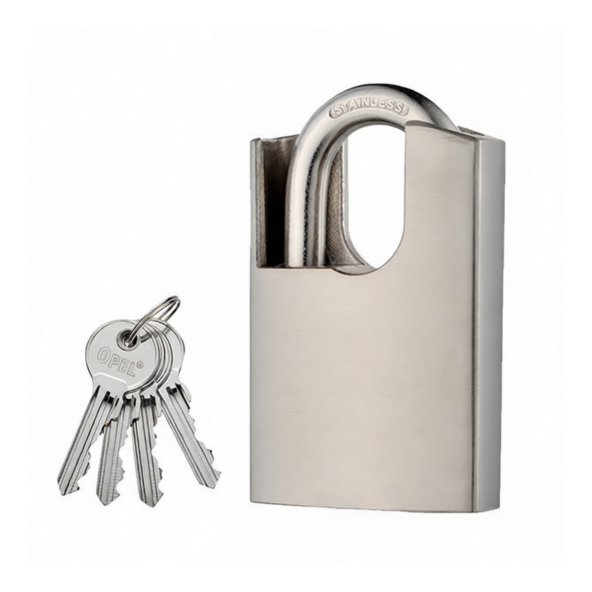 Stainless Steel 1.57-Inch Padlock for Equipment Security, Pkg Qty 2