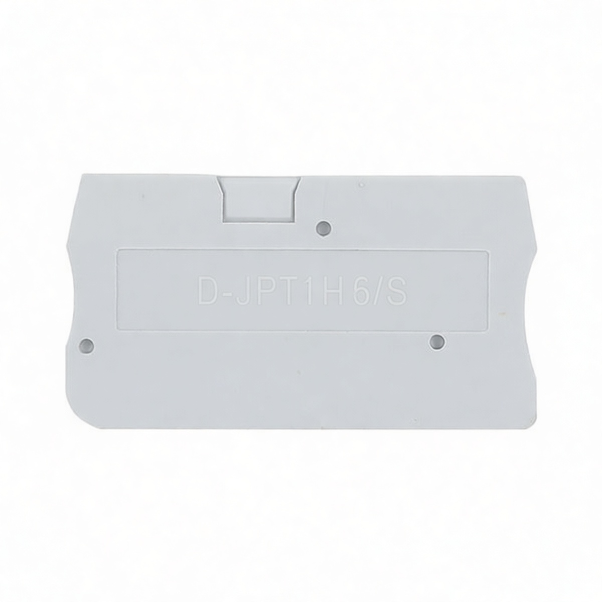 Carbon Steel M1.5 End Plate for D-JPT 1.5/S Terminal Blocks, Pkg Qty 100