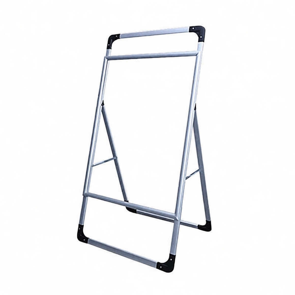 Aluminum Alloy Floor Standing Poster Display 36.6x24.8 in Silver, Pkg Qty 2