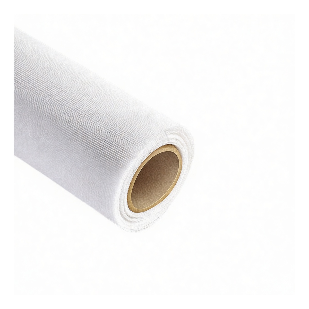White Polyester Screen Roll, 4.92 ft x 32.81 ft, for 18 in Doors, Pkg Qty 2