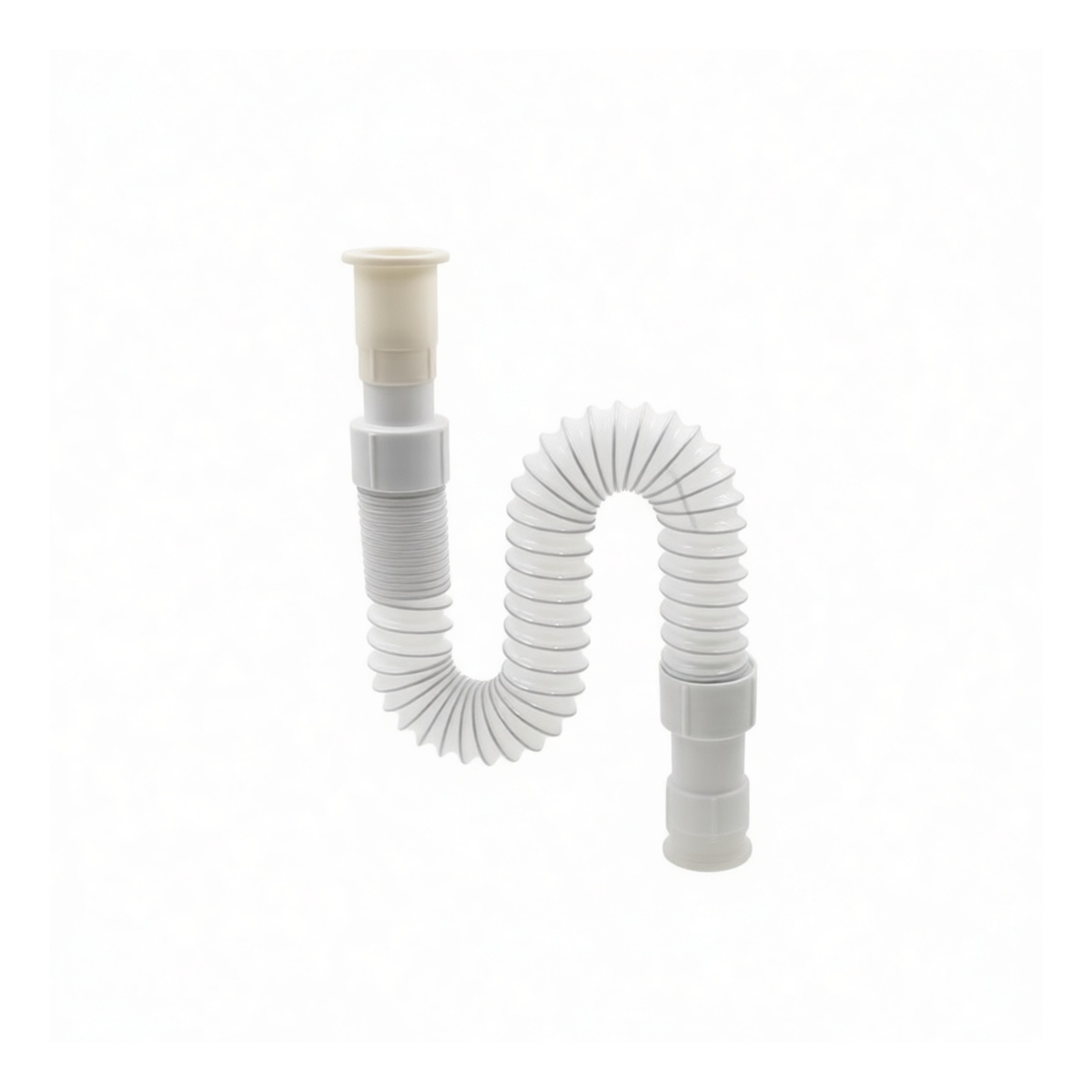 Rubber Sink Drain Hose, 14.57 in, 1.26 in Connection, Single Hole, Pkg Qty 24