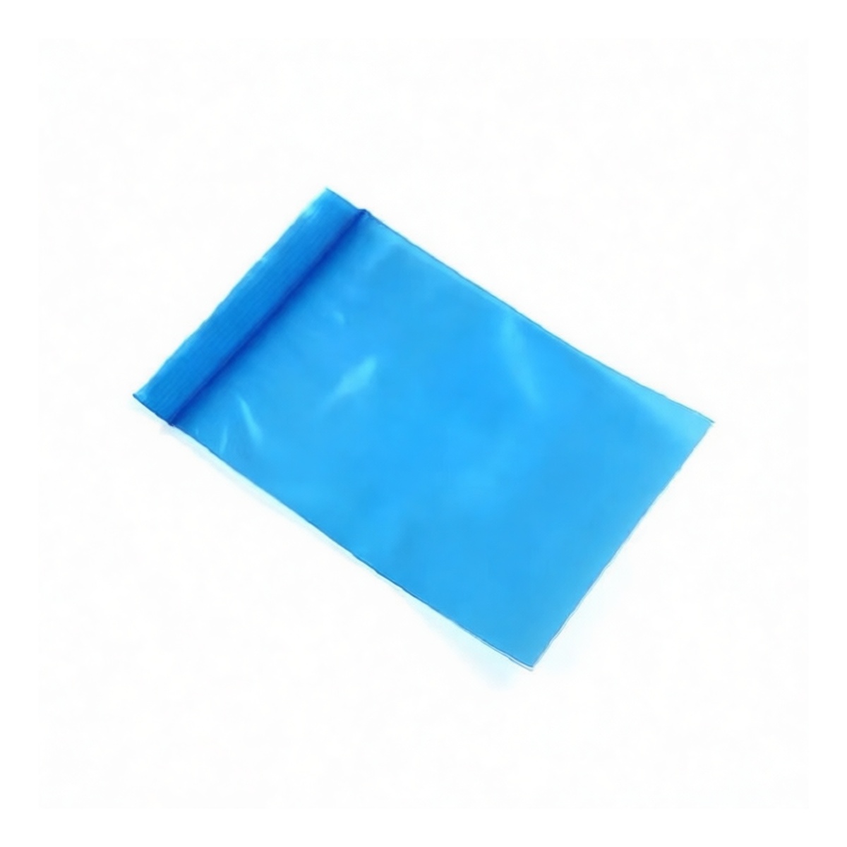 Blue Anti-Static PE Zip Bags 4.72x3.15 in 0.04mm for Electronics, Pkg Qty 5000
