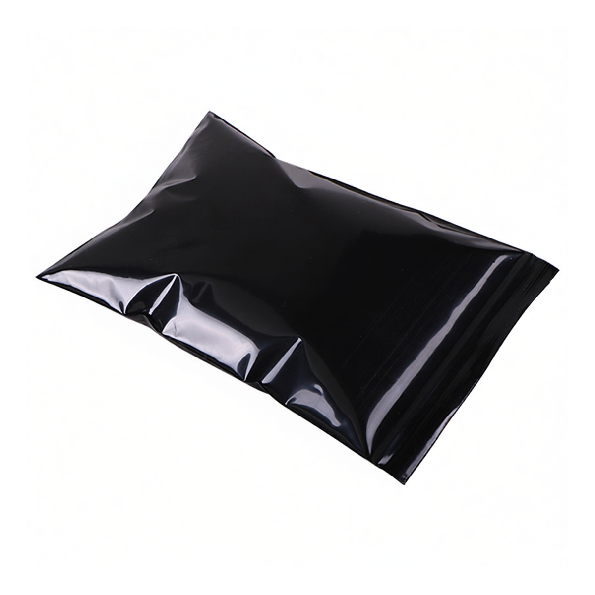 Black PE Reclosable Bags 3.9x5.9 in 0.13mm for Retail, Pkg Qty 2000